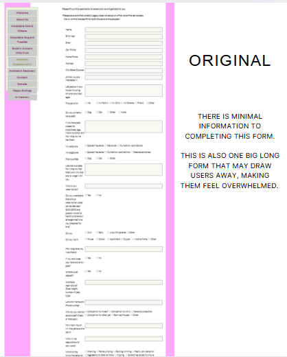 Old Adoption Form