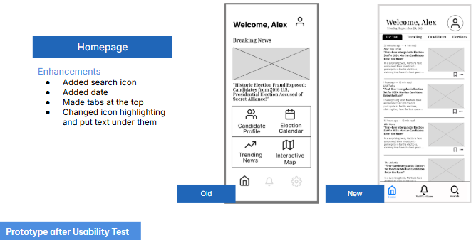 the Home Page